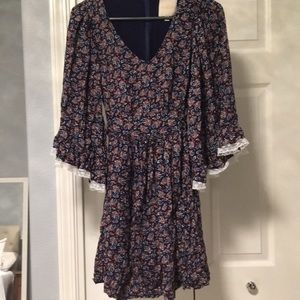 ModCloth XS boho paisley dress